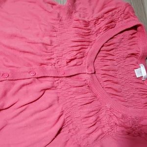 Xhilaration Sweaters - Pink Xhilaration Short Sleeve Crop Cardigan Xhilaration Sweaters - Pink Xhilaration Short Sleeve Crop Cardigan
